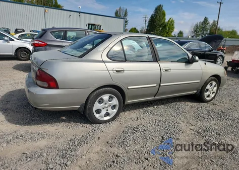 2002 Nissan Sentra Xe z USA, uszkodzony, nr VIN 3N1CB51D03L817355